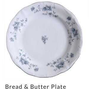 Haviland Blue Garland Bread and Butter Plates Set of 6